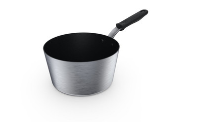 Vollrath 692355 5.5 Qt. 11 Gauge Aluminum Alloy with Natural Finish Exterior Wear-Ever Tapered Sauce Pan