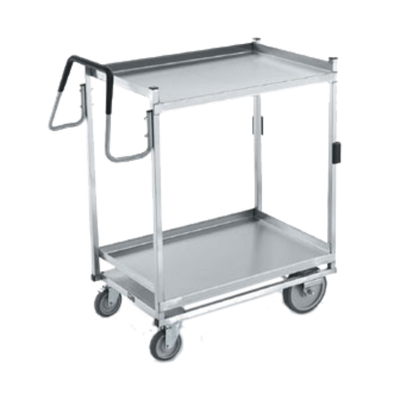 Vollrath 97205 650 Pounds Stainless Steel 2 Solid Shelves Cart