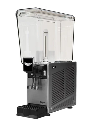 Vollrath VBBE1-37-F 7.31" W x 26.75" H x 18.50" D 5.3 Gal. Polycarbonate Bowls With Stainless Spigot Electric Vollrath Pre-Mix Refrigerated Beverage Dispenser - 115V