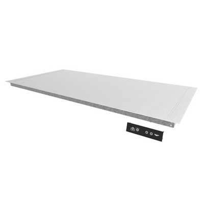 Vollrath FC-4HS-36120-SSF 38" W x 27" D x 5" H Stainless Steel Drop-In Flush Mount Heated Shelf - 120V 468 Watts