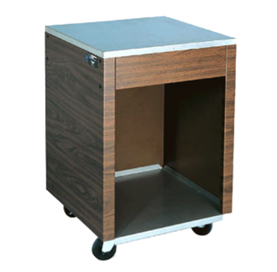 Vollrath 38720 24" W x 35" H x 24" D Granite Vinyl-Clad Stainless Steel 2-Series Affordable Portable Cashier Station