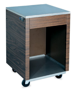 Vollrath 38720 24" W x 35" H x 24" D Granite Vinyl-Clad Stainless Steel 2-Series Affordable Portable Cashier Station