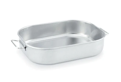 Vollrath 68251 16.75" W x 13" D x 3.63" H 11.13 Qt. 14 Gauge 3004 Aluminum Alloy Wear-Ever Bake &amp; Roast Pan