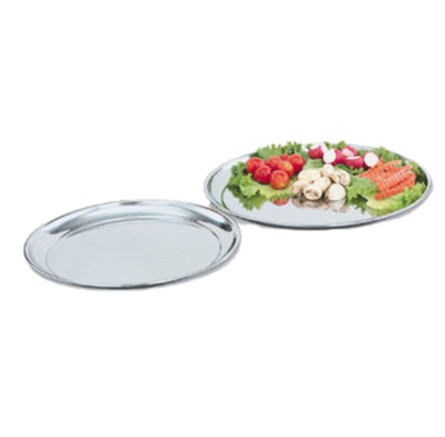 Vollrath 47216 15" W Round Stainless Tray