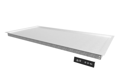 Vollrath FC-4HS-24120-SSR 26" W x 27" D x 5" H Stainless Steel Drop-In Recessed Heated Shelf - 120V 304 Watts