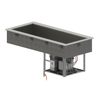 Vollrath FC-4CP-06120-R 6-Pan Self Contained Refrigeration Insulated Refrigerated Cold Pan
