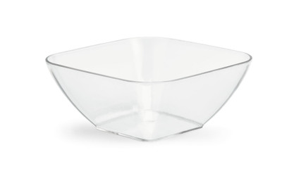 Vollrath V928000 4.23 Qt. Clear Large Square Acrylic Bowl