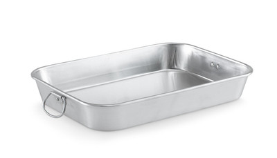 Vollrath 68080 17.63 W x 11.75" D x 2.38" H 7.5 Qt. 16 Ga. Aluminum Bake &amp; Roast Pan