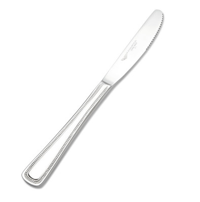Vollrath 48222 8 7/8" W Stainless Dinner Knife Wide Blade with Mirror Finish Heavyweight Flatware