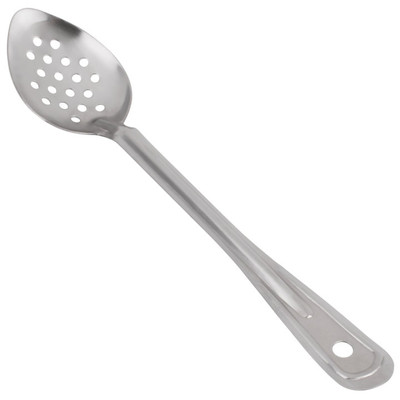 Vollrath 46975 13" L Stainless Perforated Serving Spoon