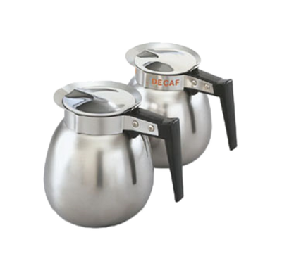 Vollrath 46573 Replacement Handle for Modern Coffee Decanter with Black Plastic Handle Stainless Band and Screws