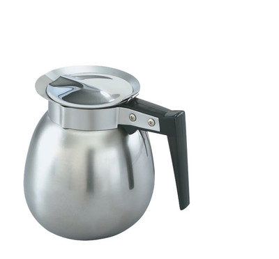 Vollrath 46573 Replacement Handle for Modern Coffee Decanter with Black Plastic Handle Stainless Band and Screws