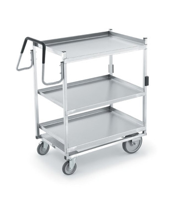 Vollrath 97208 900 Pounds Stainless Steel 3 Solid Shelves Cart