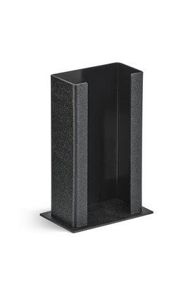 Vollrath CSLV-1 6 1/2" W x 4 13/16" D x 9 7/8" H Black ABS Vertical Coffee Sleeve Dispenser