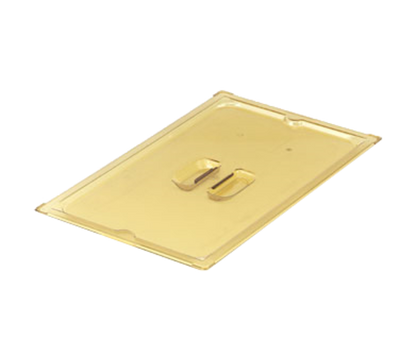 Vollrath 33900 High-Temp Amber Plastic Super Pan 1/9 GN Solid Cover