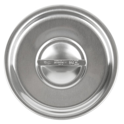 Vollrath 79080 Satin Stainless Steel Cover for Bain Marie Pot
