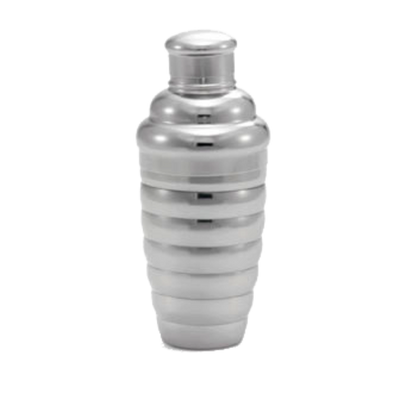 Vollrath 47610 2.5&quot; W x 7&quot; H 12 Oz. 3-Piece Beehive Style Stainless Steel Cocktail Shaker