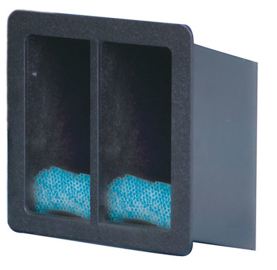 Vollrath FMS-5 Black ABS Plastic Flush Mount Stir Stick Holder
