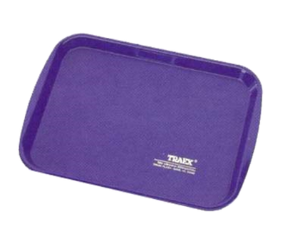 Vollrath 1014-33 10.63" x 14.31" Teal Plastic Rectangular Traex Fast Food Tray