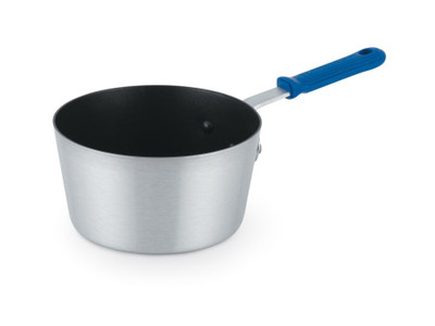 Vollrath Z434412 4.5 Qt. 11 Gauge Aluminum with Natural Finish Exterior Wear-Ever Tapered Sauce Pan