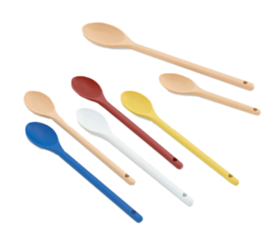 Vollrath 4689850 12" L Solid High Temp Nylon-Yellow One-Piece Construction Prep Spoon