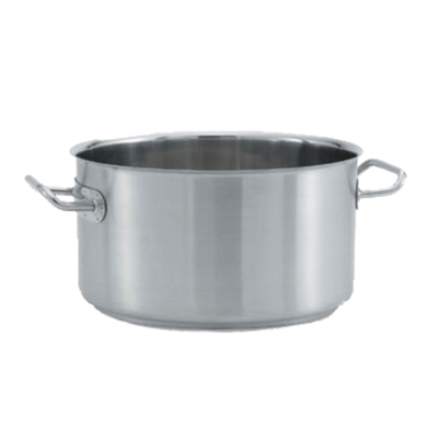 Vollrath 47733 17 Quarts Aluminum &amp; Stainless Steel Clad Bottom Intrigue Sauce Pot