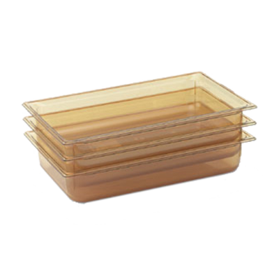 Vollrath 9008410 8" Deep High-Temp Amber Resin Super Pan 1/1 GN Food Pan