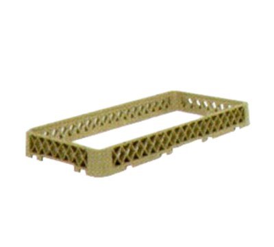 Vollrath HRA 10" W x 19 3/4" D x 2" H Half Size Co-Polymer Plastic Beige Traex Dishwasher Rack Extender