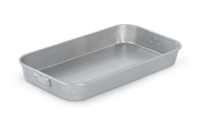 Vollrath 4457 23" W x 12.63" D x 2.75" H 12.5 Quart Capacity 12 Gauge 3004 Aluminum Alloy Wear-Ever Bake &amp; Roast Pan