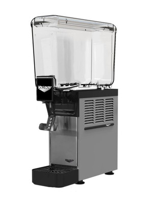 Vollrath VBBC1-37-A 2.1 Gal. Polycarbonate Food Grade Bowls Electric Pre-Mix Refrigerated Beverage Dispenser - 115V