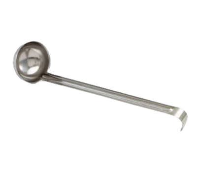 Vollrath 46819 .75 Oz. Stainless Steel with Grooved & Hooked Handle Ladle