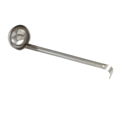 Vollrath 46819 .75 Oz. Stainless Steel with Grooved & Hooked Handle Ladle