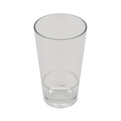 GET S-17-CL 16 Oz. Clear SAN Plastic Revo Pint Glass (12 per Case)