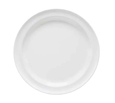 GET DP-509-W 9" Dia. White Melamine Supermel Dinner Plate