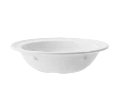 GET DN-350-W 5 Oz. White Melamine Rimmed Supermel Fruit Bowl