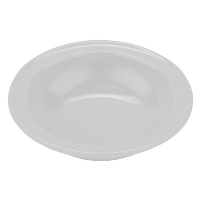 GET DN-350-W 5 Oz. White Melamine Rimmed Supermel Fruit Bowl