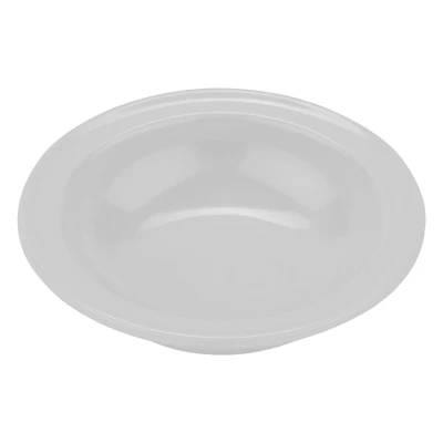 GET DN-350-W 5 Oz. White Melamine Rimmed Supermel Fruit Bowl