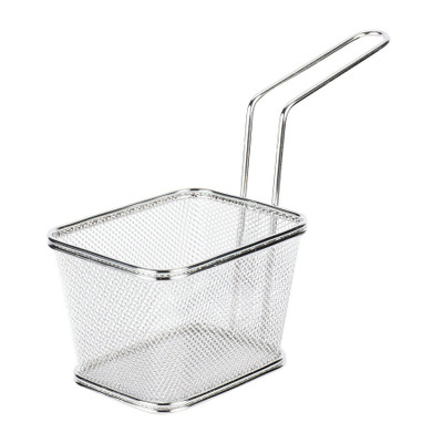 GET 4-81868 Rectangular Stainless Steel Serving Fry Basket