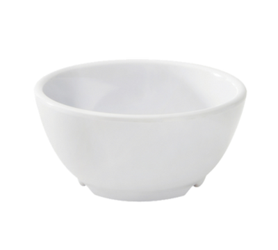 GET B-525-DW 16 Oz. White Melamine Round Diamond Bowl