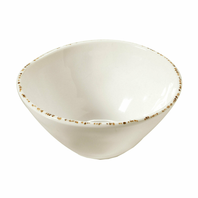 GET B-8-UM 8 Oz. Cream Melamine Irregular Urban Mill Bowl