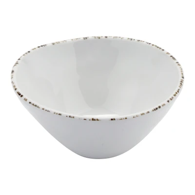 GET B-8-UM 8 Oz. Cream Melamine Irregular Urban Mill Bowl