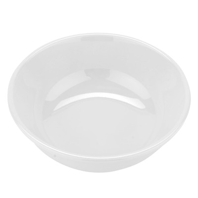 GET B-24-DW 24 Oz. White Melamine Round Diamond Bowl