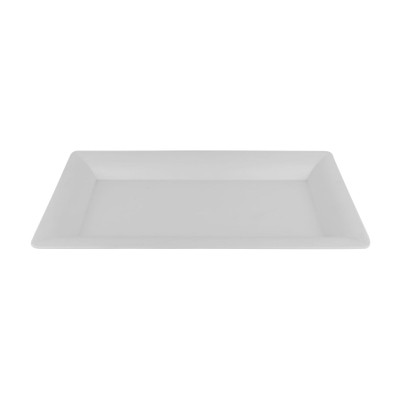 GET ML-99-W Rectangular Melamine White Bake & Brew Tray