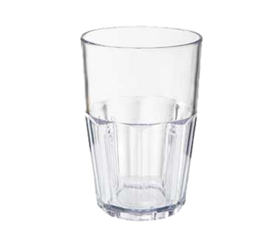 GET 9914-1-CL 14 Oz. Clear SAN Plastic Bahama Double Rock Tumbler