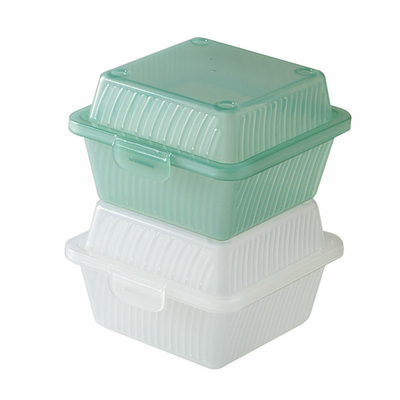 GET EC-08-1-JA 5&quot; L x 5&quot; W x 3 1/4&quot; H Polypropylene Jade 1-Compartment Single Entree G.E.T. Food Container (1 Dozen Per Case)