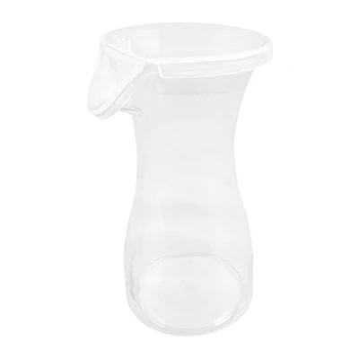 GET BW-1100-PC-CL 33.8 Oz. Clear Polycarbonate Wine / Juice Decanter with Lid