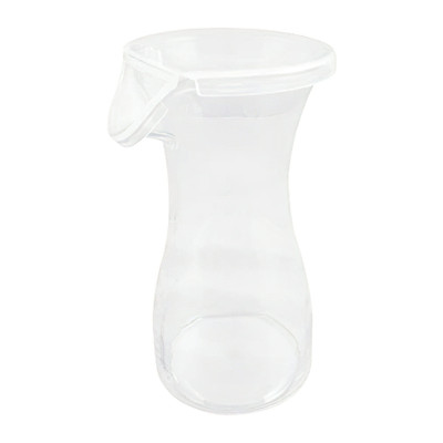 GET BW-1100-PC-CL 33.8 Oz. Clear Polycarbonate Wine / Juice Decanter with Lid