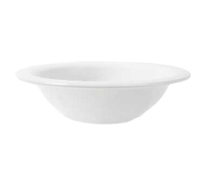 GET B-127-DW 12 Oz. White Melamine Round Narrow Rim Diamond Bowl
