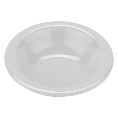 GET B-127-DW 12 Oz. White Melamine Round Narrow Rim Diamond Bowl
