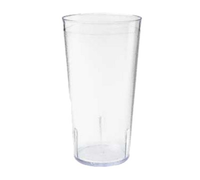GET 6620-1-CL 20 Oz. Clear SAN Plastic Textured Tumbler